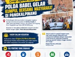 Serap Aspirasi Warga, Polda Babel Gelar Kumpul Bersama Masyarakat di Pangkalpinang